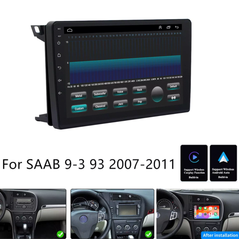 SAAB 93 2007-2011 Wireless Apple CarPlay Upgrade Kit